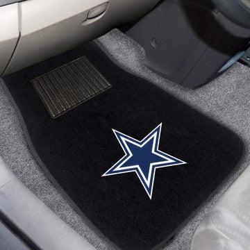 Wholesale-Dallas Cowboys Embroidered Car Mat Set NFL Auto Floor Mat - 2 piece Set - 17" x 25.5" SKU: 10316