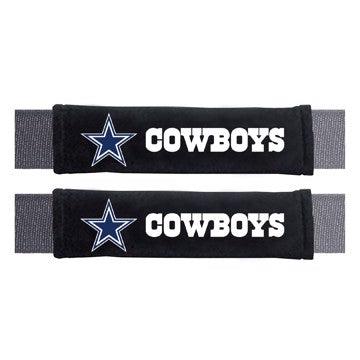 Wholesale-Dallas Cowboys Embroidered Seatbelt Pad - Pair NFL Interior Auto Accessory - 2 Pieces SKU: 32041