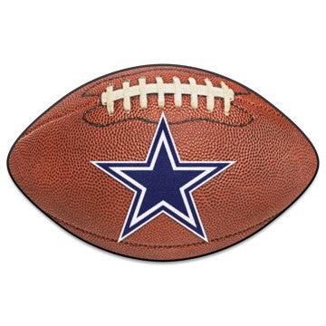 Wholesale-Dallas Cowboys Football Mat NFL Accent Rug - Shaped - 20.5" x 32.5" SKU: 5726