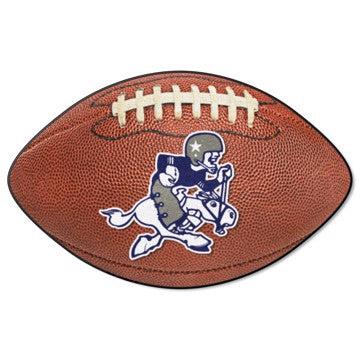Wholesale-Dallas Cowboys Football Mat - Retro Collection NFL Accent Rug - Shaped - 20.5" x 32.5" SKU: 32583