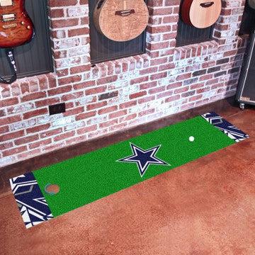 Wholesale-Dallas Cowboys NFL x FIT Putting Green Mat NFL Golf Accessory - 18" x 72" SKU: 23249