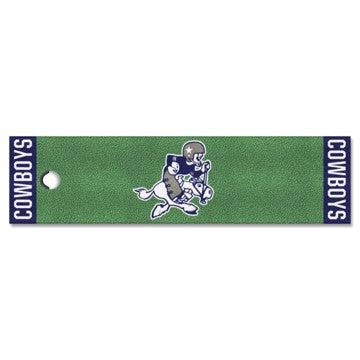 Wholesale-Dallas Cowboys Putting Green Mat - Retro Collection NFL 18" x 72" SKU: 32585