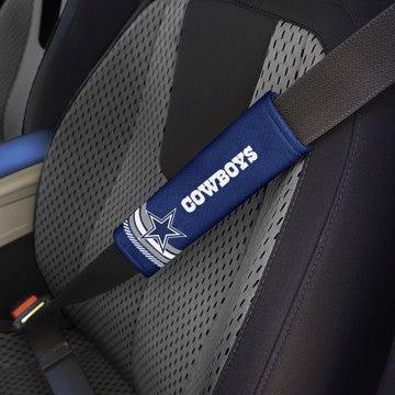 Wholesale-Dallas Cowboys Rally Seatbelt Pad - Pair NFL Interior Auto Accessory - 2 Pieces SKU: 32092