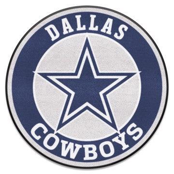 Wholesale-Dallas Cowboys Roundel Mat NFL Accent Rug - Round - 27" diameter SKU: 17956