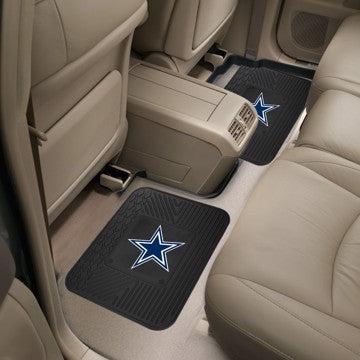 Wholesale-Dallas Cowboys Utility Mat Set NFL Back Seat Car Floor Mats - 2 Piece Set - 14" x 17" SKU: 12299