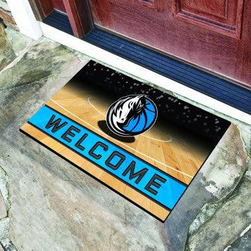 Wholesale-Dallas Mavericks Crumb Rubber Door Mat NBA Outdoor Door Mat - 18" x 30" SKU: 21946