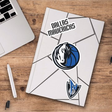 Wholesale-Dallas Mavericks Decal 3-pk NBA 3 Piece - 5” x 6.25” (total) SKU: 63206