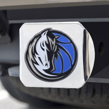Wholesale-Dallas Mavericks Hitch Cover NBA Color Emblem on Chrome Hitch - 3.4" x 4" SKU: 22725