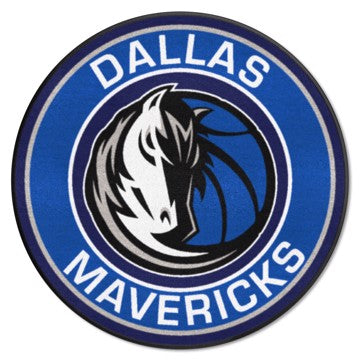 Wholesale-Dallas Mavericks Roundel Mat NBA Accent Rug - Round - 27" diameter SKU: 18832
