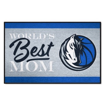 Wholesale-Dallas Mavericks Starter Mat - World's Best Mom NBA Accent Rug - 19" x 30" SKU: 34175