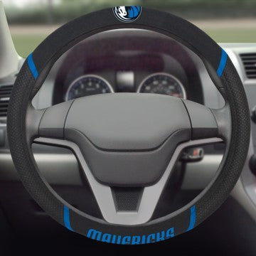 Wholesale-Dallas Mavericks Steering Wheel Cover NBA Universal Fit - 15" x 15" SKU: 14852