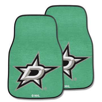 Wholesale-Dallas Stars 2-pc Carpet Car Mat Set NHL Auto Floor Mat - 2 piece Set - 17" x 27" SKU: 10639