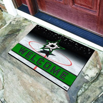 Wholesale-Dallas Stars Crumb Rubber Door Mat NHL Outdoor Door Mat - 18" x 30" SKU: 21270
