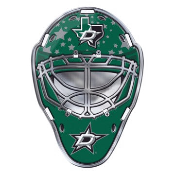 Wholesale-Dallas Stars Embossed Helmet Emblem NHL Exterior Auto Accessory - Aluminum Color SKU: 60720