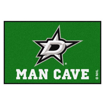 Wholesale-Dallas Stars Man Cave Starter NHL Accent Rug - 19" x 30" SKU: 14422
