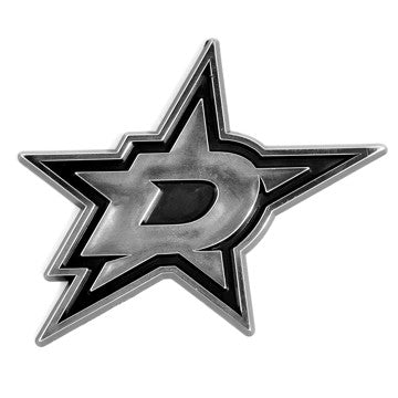 Wholesale-Dallas Stars Molded Chrome Emblem NHL Plastic Auto Accessory SKU: 60298