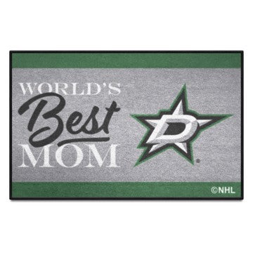 Wholesale-Dallas Stars Starter Mat - World's Best Mom NHL Accent Rug - 19" x 30" SKU: 34146