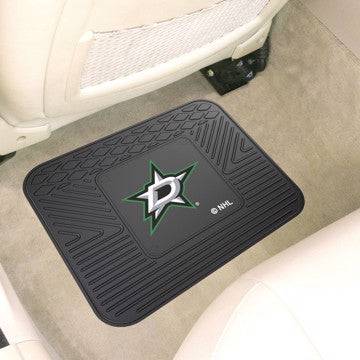 Wholesale-Dallas Stars Utility Mat NHL Back Seat Car Floor Mats - 1 Piece - 14" x 17" SKU: 10767