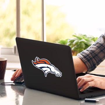 Wholesale-Denver Broncos Matte Decal NFL 1 piece - 5” x 6.25” (total) SKU: 61222