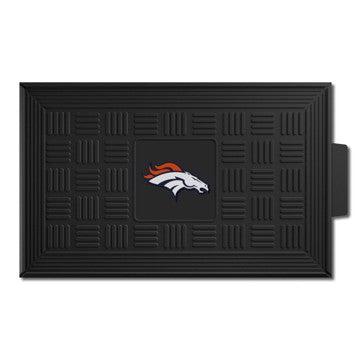 Wholesale-Denver Broncos Medallion Door Mat NFL Outdoor Door Mat - 19.5" x 31" SKU: 11439