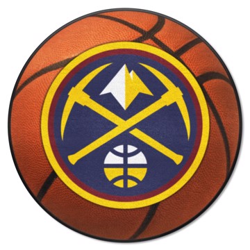 Wholesale-Denver Nuggets Basketball Mat NBA Accent Rug - Round - 27" diameter SKU: 10215
