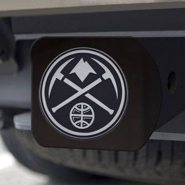 Wholesale-Denver Nuggets Hitch Cover NBA Chrome Emblem on Black Hitch - 3.4" x 4" SKU: 21022