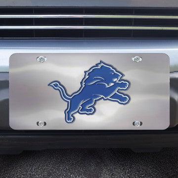 Wholesale-Detroit Lions Diecast License Plate NFL Exterior Auto Accessory - 12" x 6" SKU: 28641