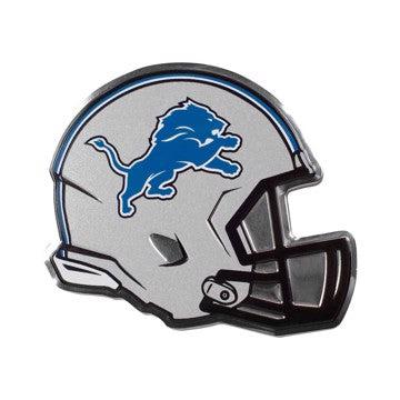 Wholesale-Detroit Lions Embossed Helmet Emblem NFL Exterior Auto Accessory - Aluminum Color SKU: 60689