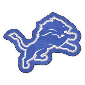 Wholesale-Detroit Lions Mascot Mat NFL Accent Rug - Approximately 36" x 36" SKU: 20969