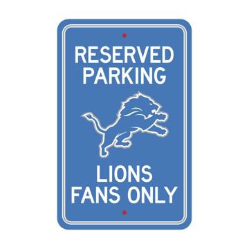 Wholesale-Detroit Lions Team Color Reserved Parking Sign Décor 18in. X 11.5in. Lightweight NFL Lightweight Décor - 18" X 11.5" SKU: 32159