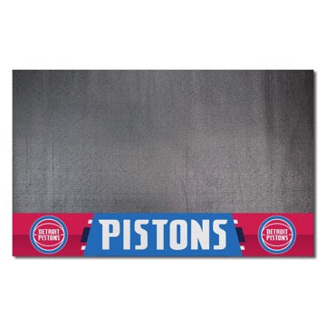 Wholesale-Detroit Pistons Grill Mat NBA Vinyl Mat - 26" x 42" SKU: 14203