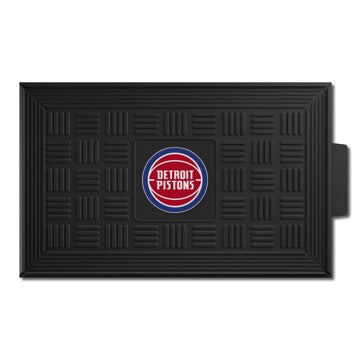 Wholesale-Detroit Pistons Medallion Door Mat NBA Outdoor Door Mat - 19.5" x 31" SKU: 11408