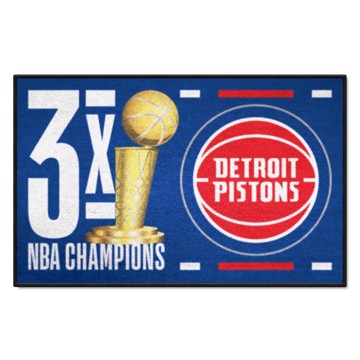 Wholesale-Detroit Pistons Starter Mat NBA Accent Rug - 19" x 30" SKU: 35092