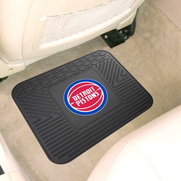 Wholesale-Detroit Pistons Utility Mat NBA Back Seat Car Floor Mats - 1 Piece - 14" x 17" SKU: 10022