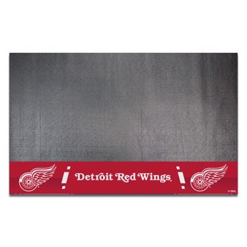 Wholesale-Detroit Red Wings Grill Mat NHL Vinyl Mat - 26" x 42" SKU: 14234
