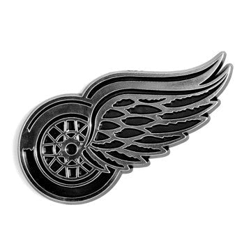 Wholesale-Detroit Red Wings Molded Chrome Emblem NHL Plastic Auto Accessory SKU: 60299