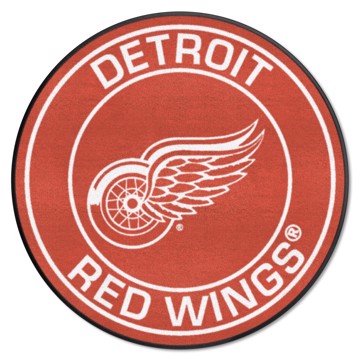 Wholesale-Detroit Red Wings Roundel Mat NHL Accent Rug - Round - 27" diameter SKU: 18871