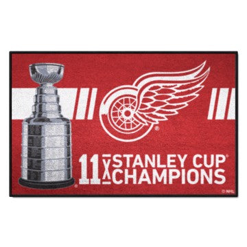 Wholesale-Detroit Red Wings Starter Mat - Dynasty NHL Accent Rug - 19"x30" SKU: 34289