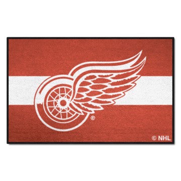 Wholesale-Detroit Red Wings Starter - Uniform Alternate Jersey NHL Accent Rug - 19" x 30" SKU: 31935
