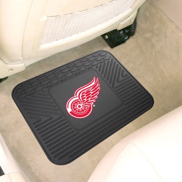 Wholesale-Detroit Red Wings Utility Mat NHL Back Seat Car Floor Mats - 1 Piece - 14" x 17" SKU: 10731