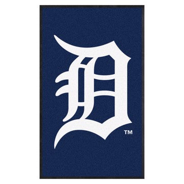 Wholesale-Detroit Tigers 3X5 High-Traffic Mat with Durable Rubber Backing MLB Commercial Mat - Portrait Orientation - Indoor - 33.5" x 57" SKU: 9838