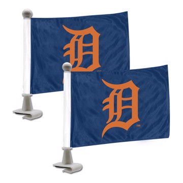 Wholesale-Detroit Tigers Ambassador Flags MLB Mini Suto Flags - 2 Piece - 4" x 6" SKU: 61843
