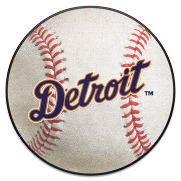 Wholesale-Detroit Tigers Baseball Mat MLB Accent Rug - Round - 27" diameter SKU: 31403