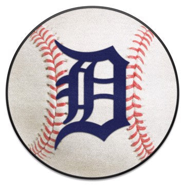 Wholesale-Detroit Tigers Baseball Mat MLB Accent Rug - Round - 27" diameter SKU: 6381