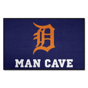 Wholesale-Detroit Tigers Man Cave Starter MLB Accent Rug - 19" x 30" SKU: 22407