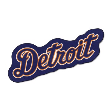 Wholesale-Detroit Tigers Mascot Mat MLB Accent Rug - Approximately 36" x 36" SKU: 31412