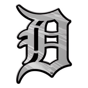 Wholesale-Detroit Tigers Molded Chrome Emblem MLB Plastic Auto Accessory SKU: 60219