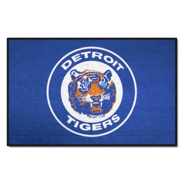 Wholesale-Detroit Tigers Starter Mat - Retro Collection MLB Accent Rug - 19" x 30" SKU: 1927