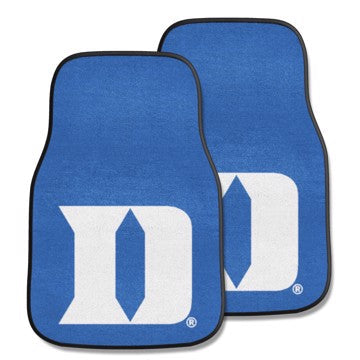 Wholesale-Duke Blue Devils 2-pc Carpet Car Mat Set 17in. x 27in. - 2 Pieces SKU: 19573