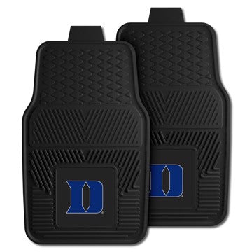 Wholesale-Duke Blue Devils 2-pc Vinyl Car Mat Set 17in. x 27in. - 2 Pieces SKU: 12097